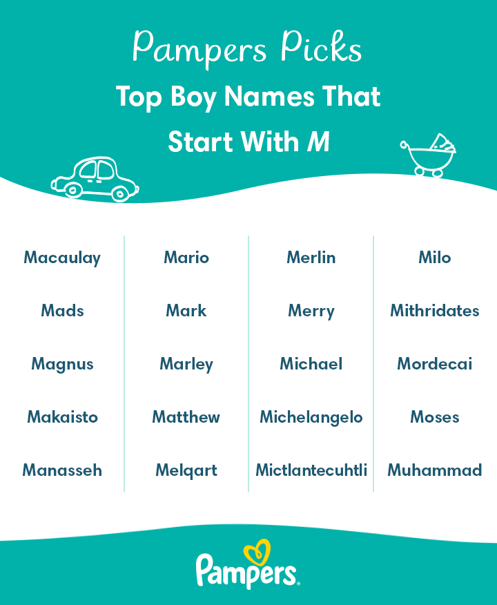 Cute Boy Names That Start With M