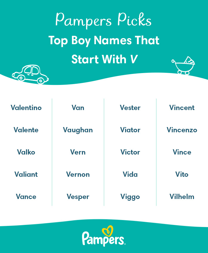 Middle Names That Start With V