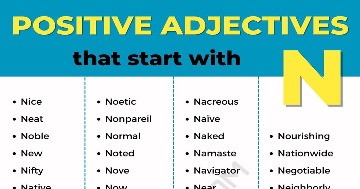 Describing Words That Start With N Positive