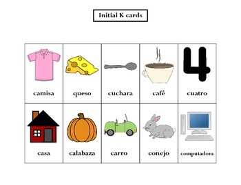 What Words Start With K In Spanish