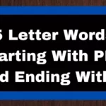 5 Letter Words That Start With Plu