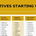 Characteristics That Start With F