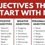 Negative Adjectives That Start With N