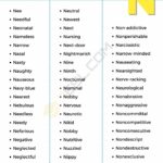 Positive Adjectives That Start With The Letter N