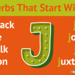 Verb That Start With J