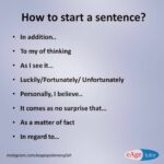 Sentence With Start