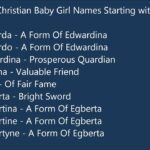 Biblical Girl Names That Start With E