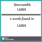 Words That Start With Luna